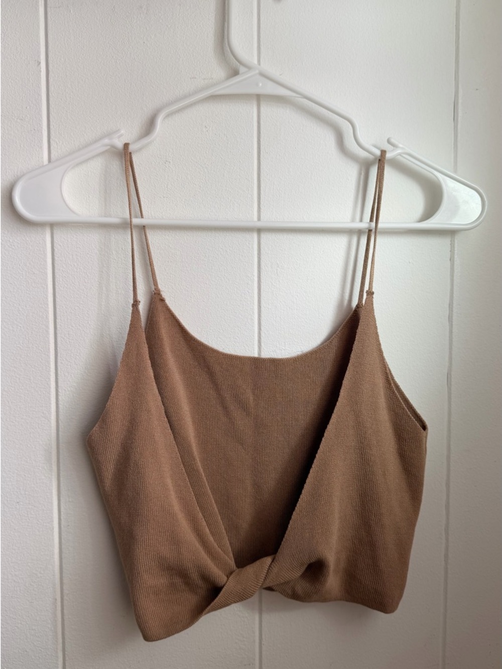 SHEIN Brown Knit Spaghetti Strap Cami - Picture 5 of 6
